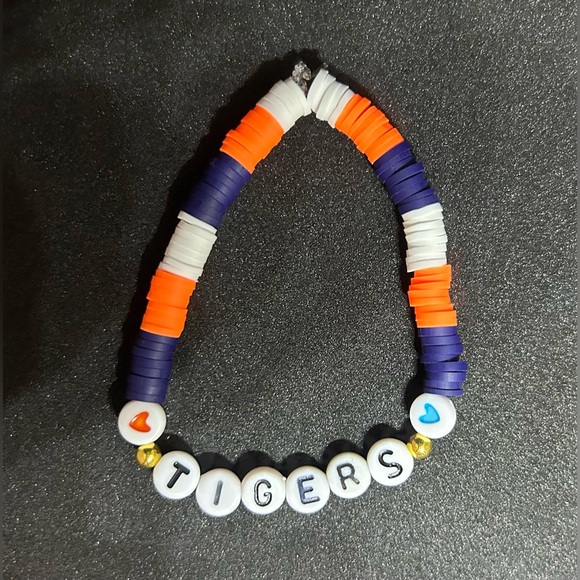 Detroit Tigers 🧡💙 Heishi Bracelet - Picture 5 of 8